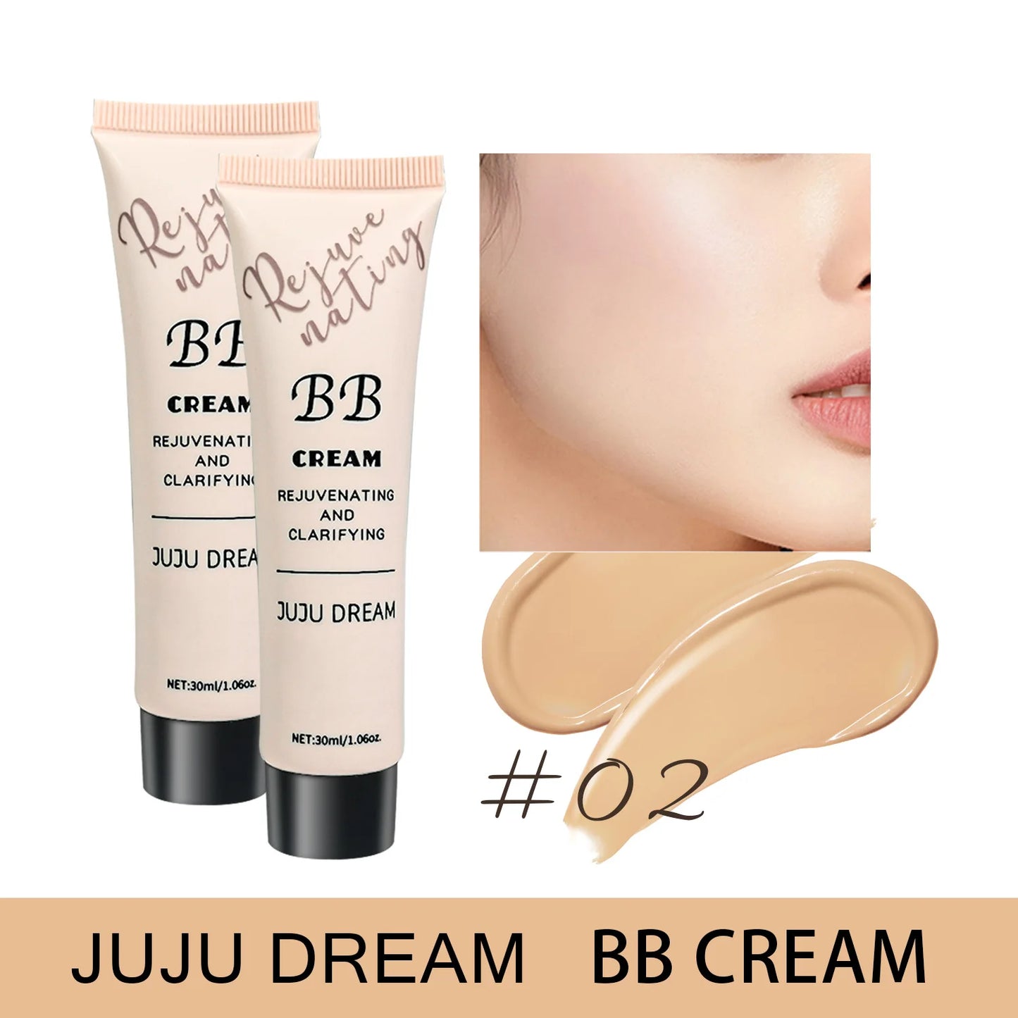 Moisturizing BB Cream & Liquid Foundation | Long-Lasting Oil Control for Dry Skin