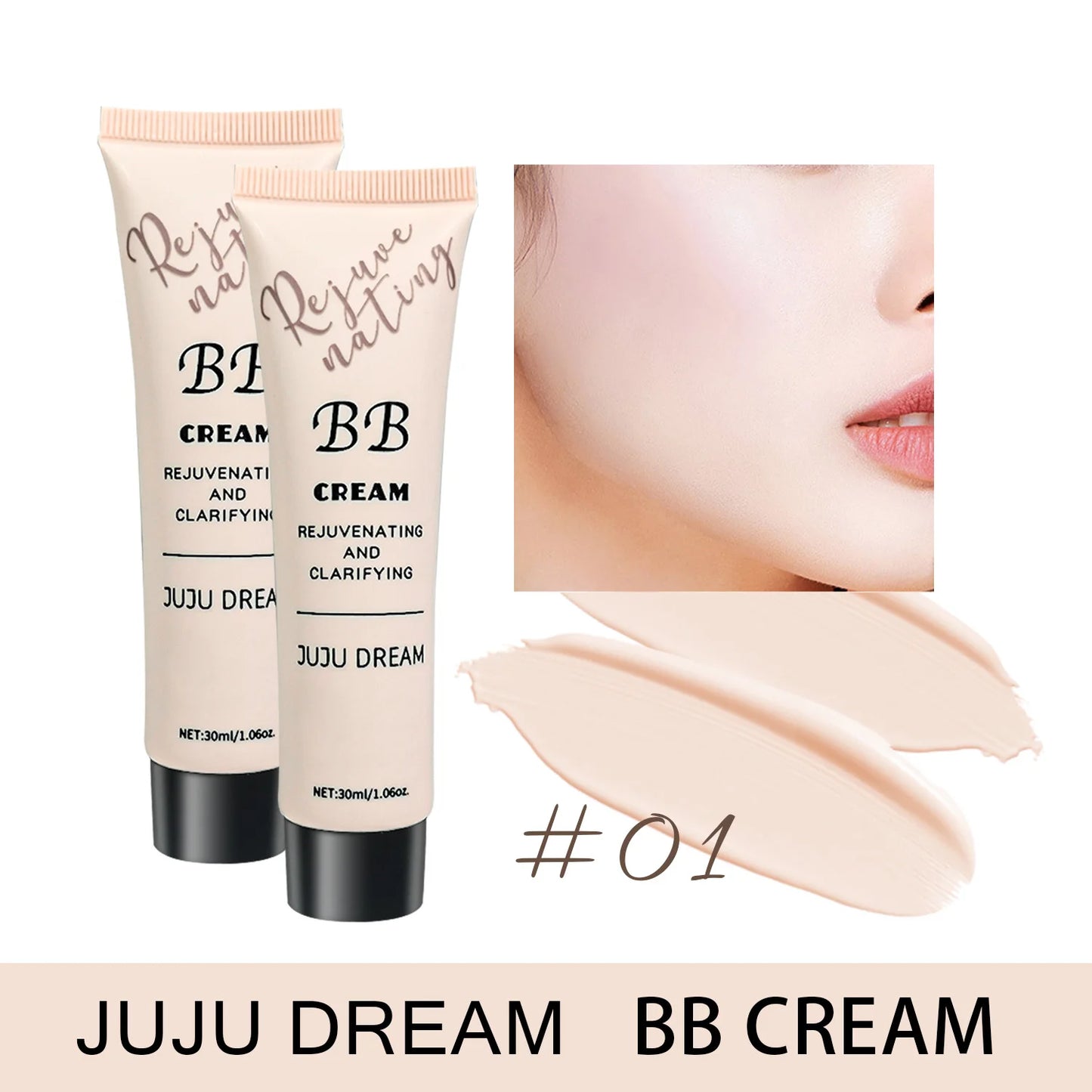 Moisturizing BB Cream & Liquid Foundation | Long-Lasting Oil Control for Dry Skin