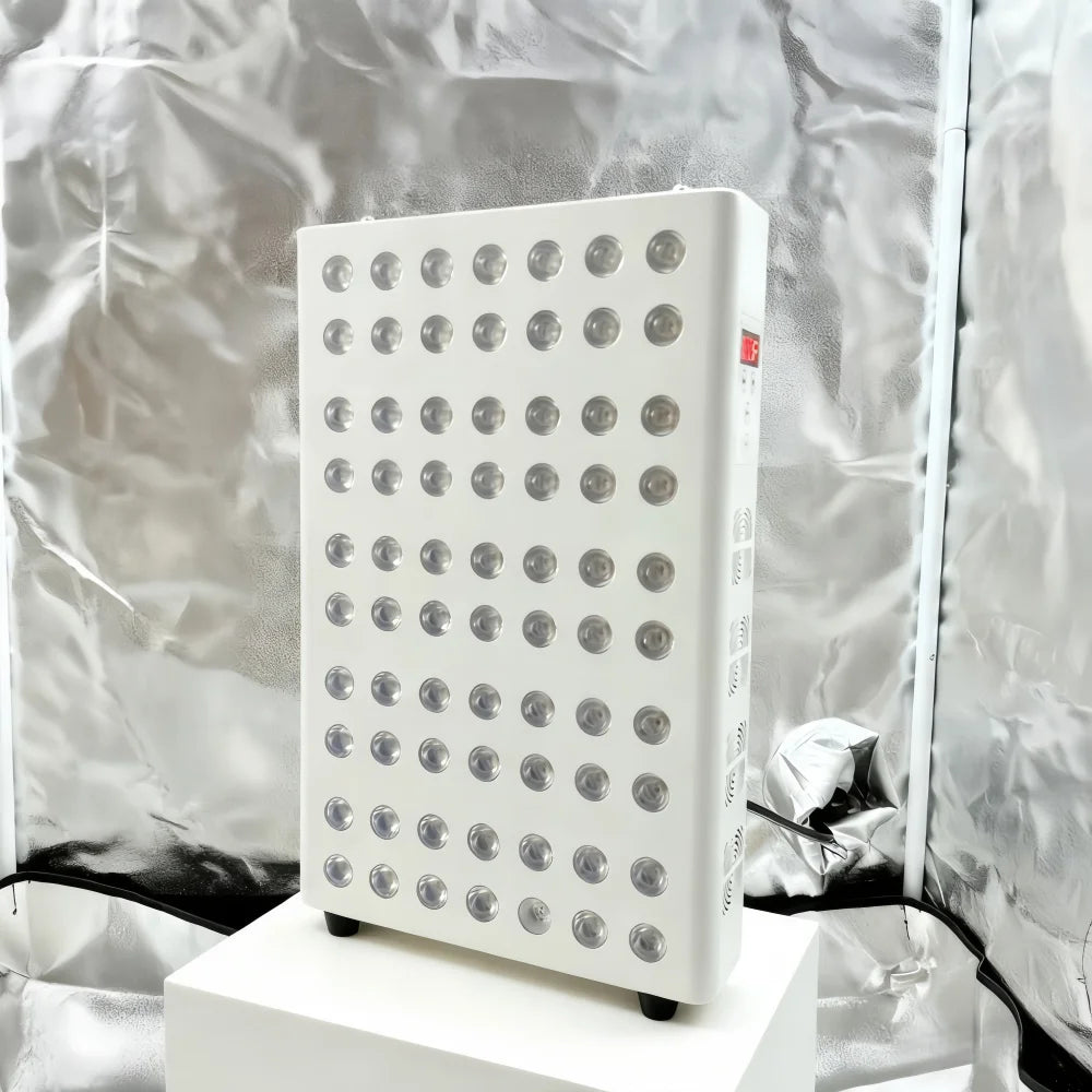 Led Red Light Therapy Panel Dimming Timing LED Beauty Devices Double Chip 660nm 850nm Infrared Light Therapy Skincare Face Body