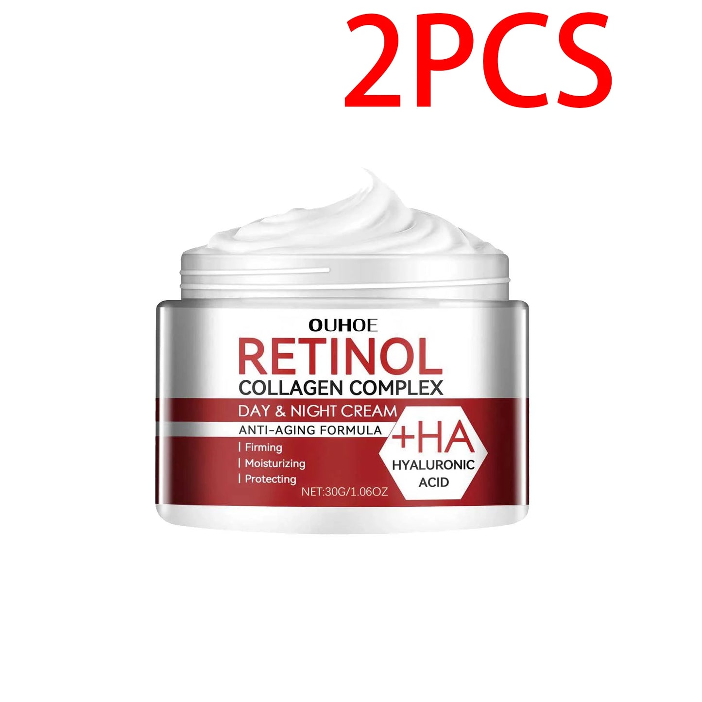 Retinol & Collagen Face Cream | Day & Night Anti-Aging Moisturizer