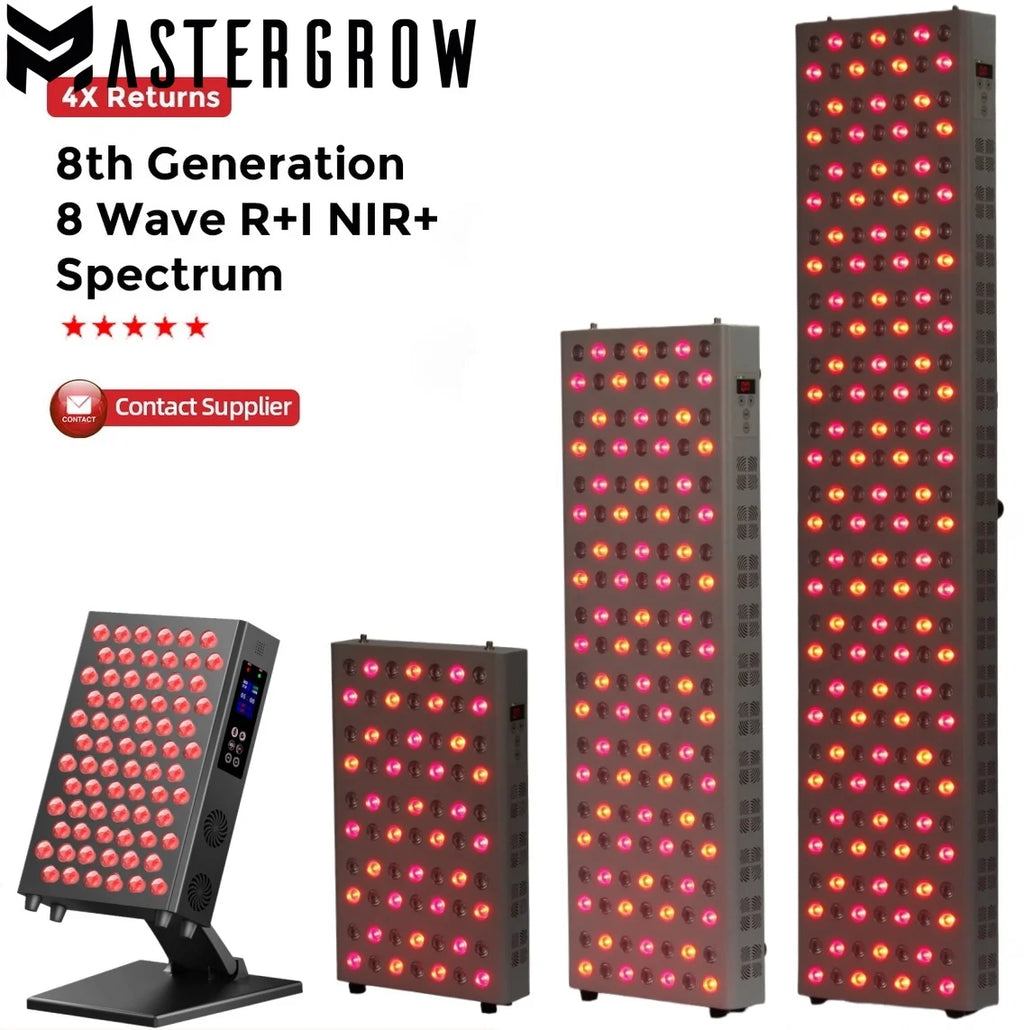 Led Red Light Therapy Panel Dimming Timing LED Beauty Devices Double Chip 660nm 850nm Infrared Light Therapy Skincare Face Body