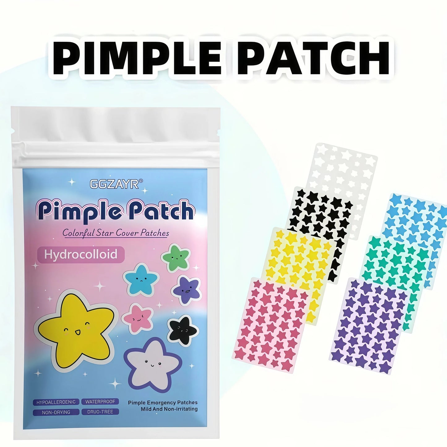 Invisible Hydrocolloid Dots for Fun & Gentle Skincare