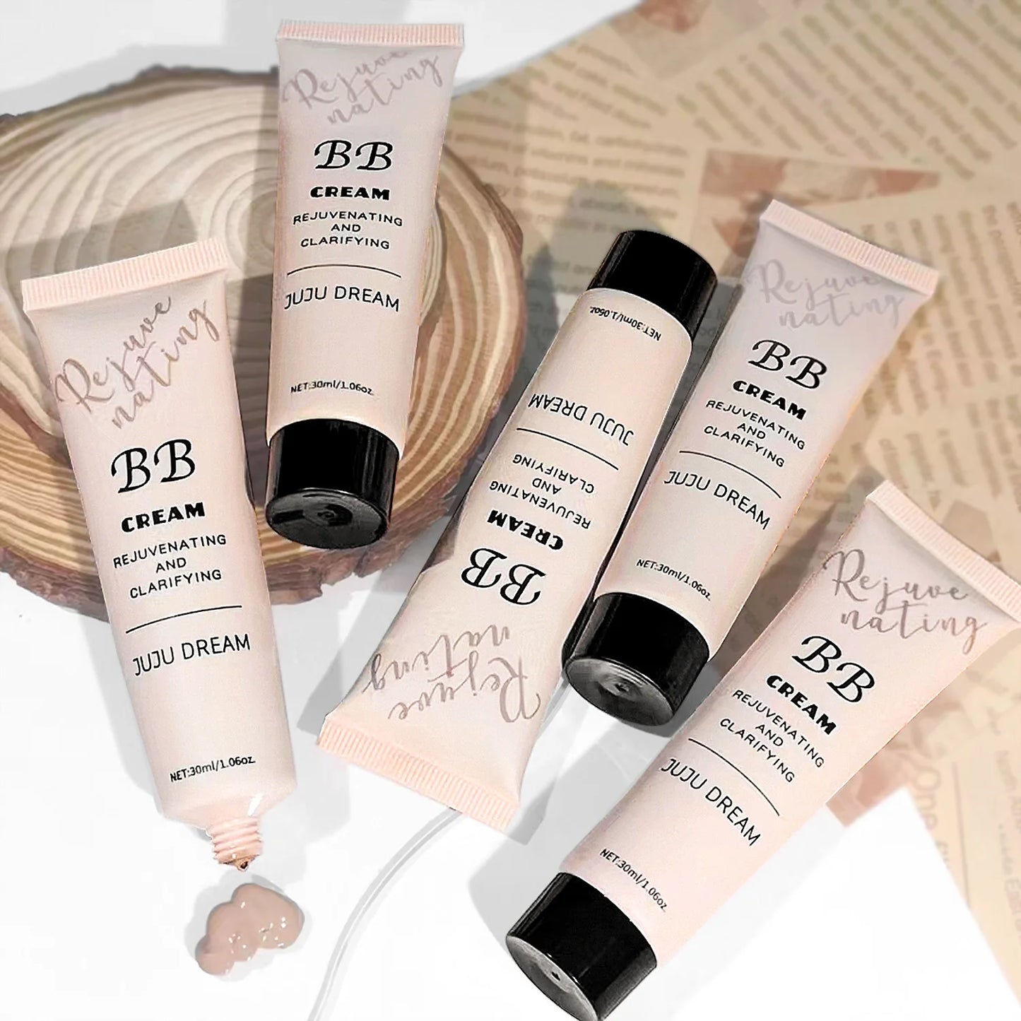 Moisturizing BB Cream & Liquid Foundation | Long-Lasting Oil Control for Dry Skin