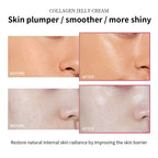 Deep Hydrating Collagen Jelly Cream Moisturizing Tightening Soothing Anti-Aging Firmness Hydration Cream Skincare Cosmetics
