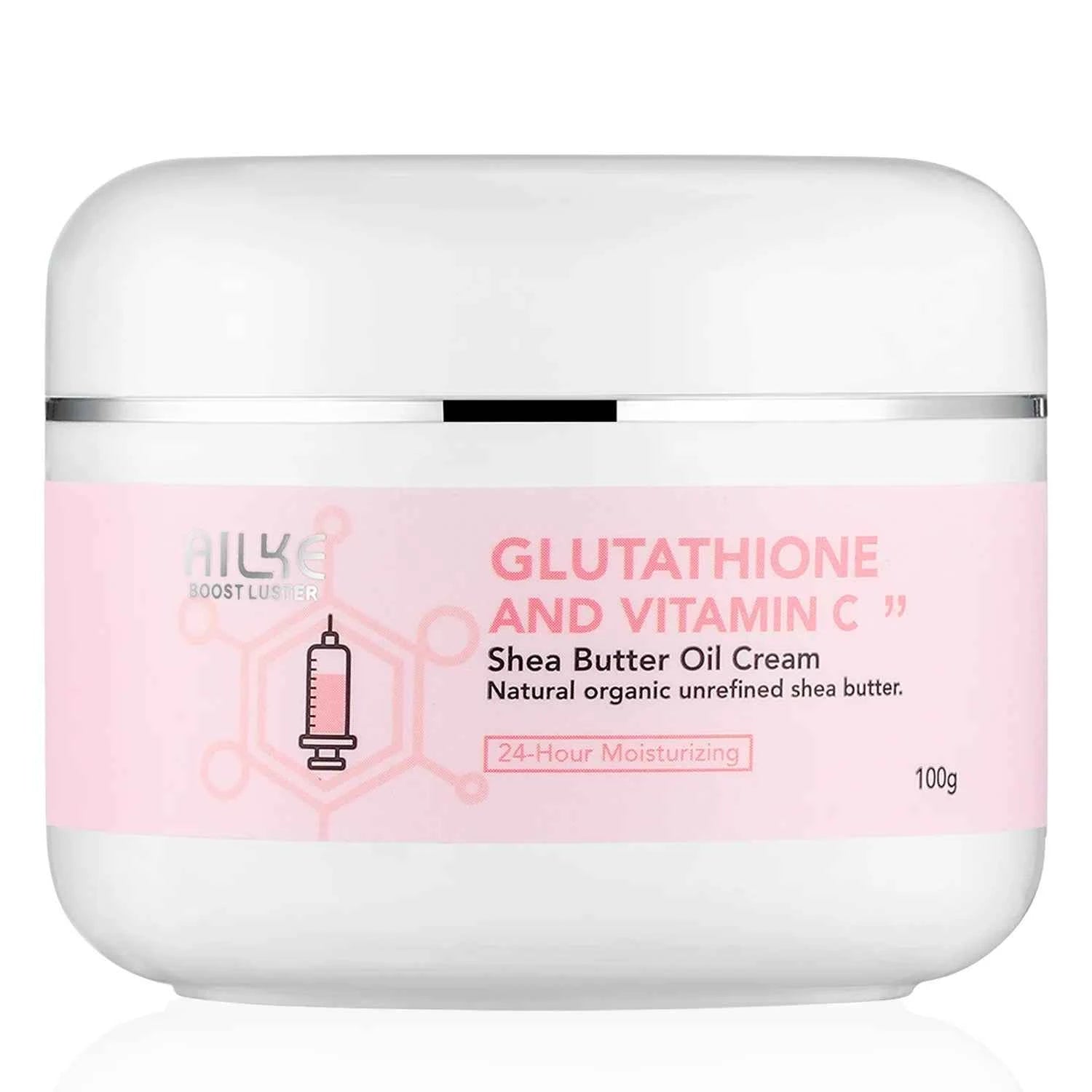 AILKE Whitening And Lightening Cream, Suitable For Face And Body , Shea Butter Oil Natural Intense Hydrating Repair Cracked Skin